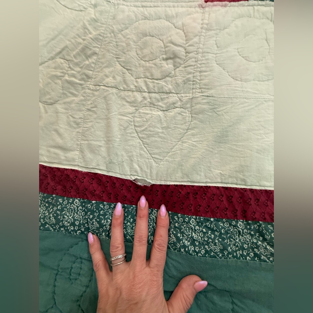 Vintage Broken Star Quilt – Project / Repurpose Piece - Picture 13 of 16